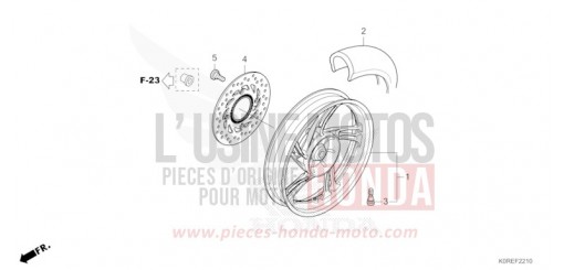 ROUE ARRIERE SH125ADT de 2026